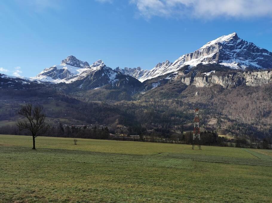 Super Appartement Cocooning Vu Mont Blanc Sallanches Exterior photo